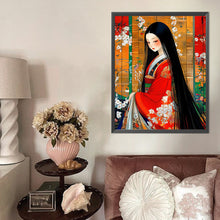 Load image into Gallery viewer, AB Diamond Painting - Full Round - Japanese Girl (40*50CM)