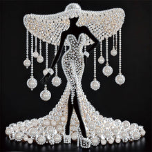 Load image into Gallery viewer, Diamond Painting - Partial Special Shaped - Elegant Lady (30*30CM)