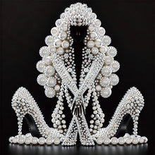 Load image into Gallery viewer, Diamond Painting - Partial Special Shaped - Elegant Lady (30*30CM)