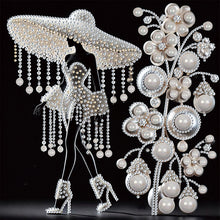 Load image into Gallery viewer, Diamond Painting - Partial Special Shaped - Elegant Lady (30*30CM)