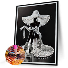 Load image into Gallery viewer, Diamond Painting - Partial Special Shaped - Elegant Lady (30*40CM)