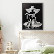 Load image into Gallery viewer, Diamond Painting - Partial Special Shaped - Elegant Lady (30*40CM)