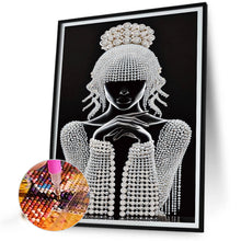 Load image into Gallery viewer, Diamond Painting - Partial Special Shaped - Elegant Lady (30*40CM)