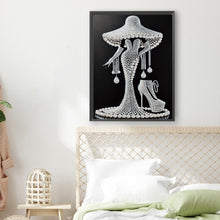 Load image into Gallery viewer, Diamond Painting - Partial Special Shaped - Elegant Lady (30*40CM)