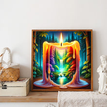 Load image into Gallery viewer, Diamond Painting - Full Round - Forest Candle (30*30CM)