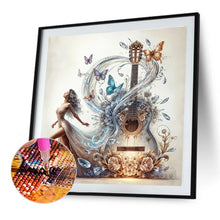 Load image into Gallery viewer, Diamond Painting - Full Round - Elegant Girl With Musical Instrument (30*30CM)