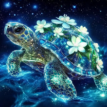 Load image into Gallery viewer, Diamond Painting - Full Round - Flower Turtle (30*30CM)