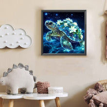 Load image into Gallery viewer, Diamond Painting - Full Round - Flower Turtle (30*30CM)