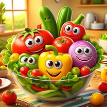 Load image into Gallery viewer, Diamond Painting - Full Round - Big Eyed Fruit (40*40CM)