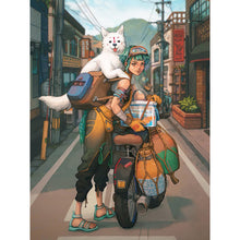 Load image into Gallery viewer, Diamond Painting - Full Round - Green Hair Girl (30*40CM)