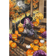 Load image into Gallery viewer, Diamond Painting - Full Round - Pumpkin Witch Girl (40*60CM)