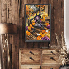 Load image into Gallery viewer, Diamond Painting - Full Round - Pumpkin Witch Girl (40*60CM)