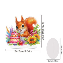 Load image into Gallery viewer, Acrylic Special Shaped Squirrel 5D DIY Diamond Art Tabletop Decor for Adults