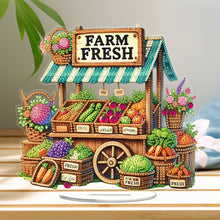 Load image into Gallery viewer, Acrylic Special Shaped Farm Vegetable Stand 5D DIY Diamond Art Tabletop Decor