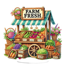Load image into Gallery viewer, Acrylic Special Shaped Farm Vegetable Stand 5D DIY Diamond Art Tabletop Decor