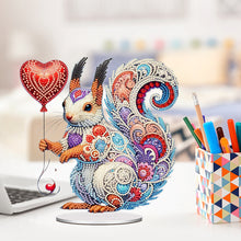 Load image into Gallery viewer, Acrylic Special Shape Cat Desktop Diamond Art Kits Rhinestones Desktop Ornaments