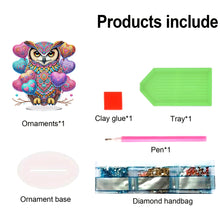 Load image into Gallery viewer, Acrylic Special Shape Cat Desktop Diamond Art Kits Rhinestones Desktop Ornaments