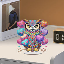 Load image into Gallery viewer, Acrylic Special Shape Cat Desktop Diamond Art Kits Rhinestones Desktop Ornaments