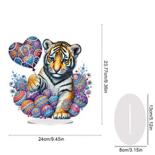 Load image into Gallery viewer, Acrylic Special Shape Cat Desktop Diamond Art Kits Rhinestones Desktop Ornaments