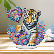 Load image into Gallery viewer, Acrylic Special Shape Cat Desktop Diamond Art Kits Rhinestones Desktop Ornaments