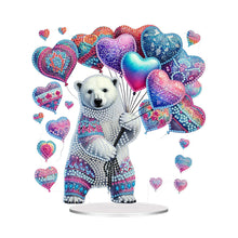 Load image into Gallery viewer, Acrylic Special Shape Cat Desktop Diamond Art Kits Rhinestones Desktop Ornaments