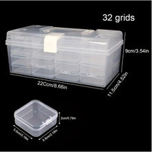 Load image into Gallery viewer, 32 Grid Bead Storage Container Diamond Embroidery Beaded Toolbox for Small Items