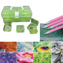 Load image into Gallery viewer, 32 Grid Bead Storage Container Diamond Embroidery Beaded Toolbox for Small Items
