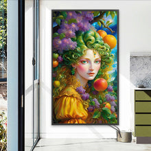 Load image into Gallery viewer, Diamond Painting - Full Round - Vintage Girl (40*70CM)