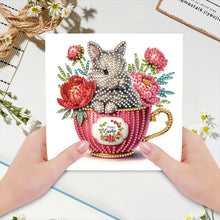 Load image into Gallery viewer, 6Pcs Easter Diamond Drawing Card Diamond Daily Wish Card for Family Friends Gift
