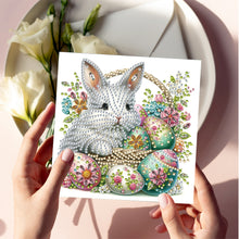Load image into Gallery viewer, 6Pcs Easter Diamond Drawing Card Diamond Daily Wish Card for Family Friends Gift