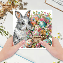 Load image into Gallery viewer, 6Pcs Easter Diamond Drawing Card Diamond Daily Wish Card for Family Friends Gift
