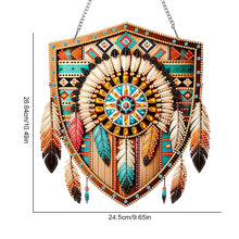 Load image into Gallery viewer, Special Shape Ethnic Style Shield Rhinestone Diamond Art Pendants for Art Crafts