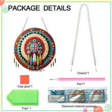 Load image into Gallery viewer, Special Shape Ethnic Style Shield Rhinestone Diamond Art Pendants for Art Crafts
