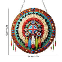 Load image into Gallery viewer, Special Shape Ethnic Style Shield Rhinestone Diamond Art Pendants for Art Crafts