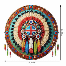 Load image into Gallery viewer, Special Shape Ethnic Style Shield Rhinestone Diamond Art Pendants for Art Crafts