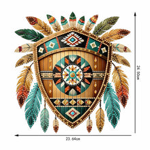 Load image into Gallery viewer, Special Shape Ethnic Style Shield Rhinestone Diamond Art Pendants for Art Crafts