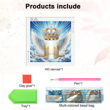 Load image into Gallery viewer, Diamond Painting - Partial Special Shaped - Wing Crown (30*30CM)