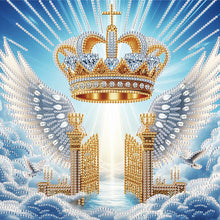 Load image into Gallery viewer, Diamond Painting - Partial Special Shaped - Wing Crown (30*30CM)