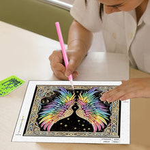 Load image into Gallery viewer, Diamond Painting - Partial Special Shaped - Colorful Wings (30*30CM)