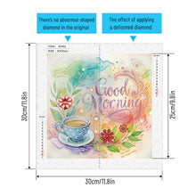 Load image into Gallery viewer, Diamond Painting - Partial Special Shaped - Coffee Dessert (30*30CM)