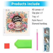 Load image into Gallery viewer, Diamond Painting - Partial Special Shaped - Coffee Dessert (30*30CM)