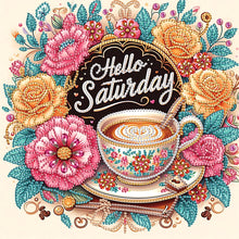 Load image into Gallery viewer, Diamond Painting - Partial Special Shaped - Coffee Dessert (30*30CM)