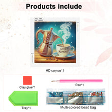 Load image into Gallery viewer, Diamond Painting - Partial Special Shaped - Coffee Dessert (30*30CM)