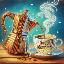 Load image into Gallery viewer, Diamond Painting - Partial Special Shaped - Coffee Dessert (30*30CM)