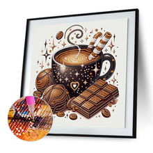 Load image into Gallery viewer, Diamond Painting - Partial Special Shaped - Coffee Dessert (30*30CM)