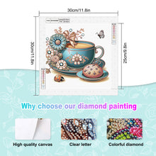 Load image into Gallery viewer, Diamond Painting - Partial Special Shaped - Coffee Dessert (30*30CM)