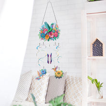 Load image into Gallery viewer, Garden Hummingbird Double Sided Diamond Painting Wind Chime for Window Decor