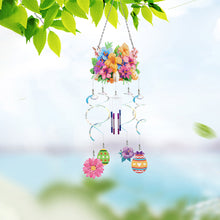 Load image into Gallery viewer, Flower Eggs Double Sided Diamond Painting Wind Chimes for Window Decor