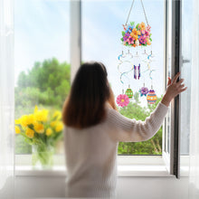 Load image into Gallery viewer, Flower Eggs Double Sided Diamond Painting Wind Chimes for Window Decor
