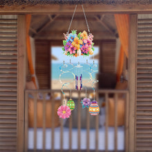 Load image into Gallery viewer, Flower Eggs Double Sided Diamond Painting Wind Chimes for Window Decor